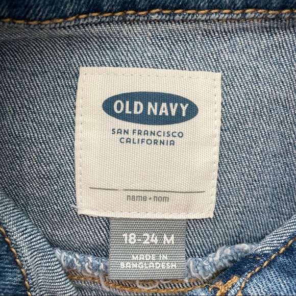 Old Navy Toddler Girl Jean Vest Size 18-24 Months - Picture 8 of 9